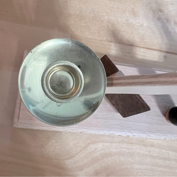 Vintage Straco Candle Arch 15" Handmade Erzgebirge Featuring Church And Carolers - Picture 11 of 15